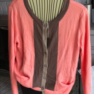 Peach cardigan